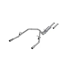 S5112al Mbrp Exhaust For 2004-2005 Dodge Ram Hemi 1500 5.7l Sc/cc-sb Cat Back Dual Split Rear
