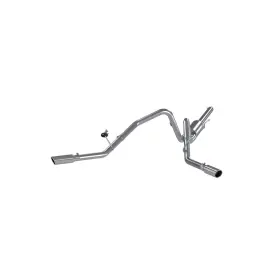 S5204al Mbrp Exhaust For 2004-2008 Ford F150 4.6/5.4l Ec/cc-sb Cat Back Dual Split Side