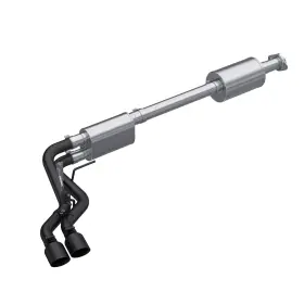 S5219blk Mbrp Exhaust For 2021 Ford F150 Black Coated Dual Pre-axle Street Profile 2.5in Od