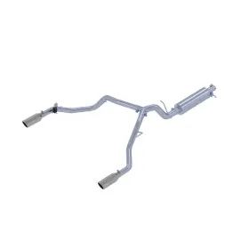 S5223al Mbrp Exhaust For 19-20 Ford Ranger 2.3l 3 In Dual Split Rear Exit 4 Tips Al Cat Back