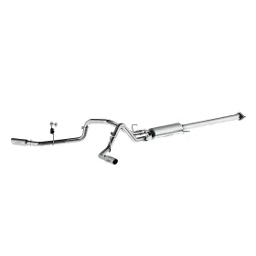 S5254al Mbrp Exhaust For 2015 Ford F-150 2.7l / 3.5l Ecoboost 2.5in Cat Back Dual Side Split