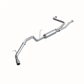 S5404al Mbrp Exhaust For 2007-2009 Nissan Titan 5.6l Ec/cc Cat Back Single Side