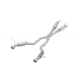 S5525al Mbrp Exhaust 3ftft Cat Back Dual Rear Exit Aluminized Steel For 12-21 Jeep Grand Cherokee