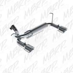 S5528409 Mbrp Exhaust Axle-back Dual Rear Exit T409 Performance Exhuast For 2007-15 Jeep Wrangler
