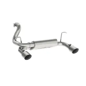 S5529al Mbrp Exhaust System Axle-back 2.500 Inch Single-in Dual-out Aluminized Fits Jeep Kit
