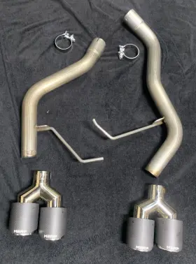 S56023cf Mbrp Exhaust Axle Back For 2014-21 Porsche Macan S Turbo Gts 2.9 3.0 V6