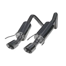 S7000304 Mbrp Exhaust For 2005-2008 Chev Corvette Dual Muffler Axle Back 4 Round Wall Tips