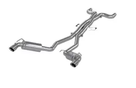 S7018409 Mbrp Exhaust 3ftft Cat Back Dual Rear Exit T409 Stainless Steel For 10-15 Chevrolet Camaro