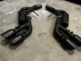 S7036blk Mbrp Exhaust Armor Black Axle-back For 2016-2023 Camaro Ss And Zl1 With Npp