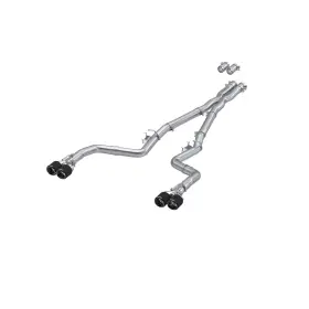 S71143cf Mbrp Exhaust For 15-up Challenger 5.7 / 17-up 6.2l/6.4l 3in Race Series Cat-back With Quad