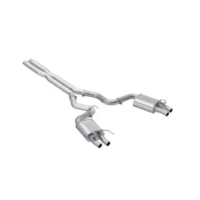 S7201304 Mbrp Exhaust For 16-20 Ford Gt350/gt350r Dual Quad Split Rear Outlet 3in Cat Back T304