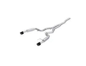 Mbrp Exhaust S72753cf 3in Cat-back Dual Split Rear With 4.5in For Ford Mustang 2.3 Ecoboost 19-22