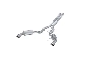 S7277409 Mbrp Exhaust For 15 Ford Mustang Gt 5.0 3in Cat Back Dual Split Rear Street Version