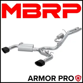 Mbrp S46103bc Armor Pro 3 Inch Cat-back Exhaust System Fits 2017-2020 Audi Rs3 2.5l