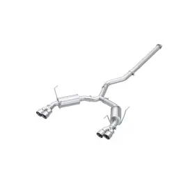 S4807304 Mbrp Fits 2022 Subaru Wrx 3in Cat-back Dual Split Rear Quad Tips Street Profile