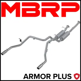 Mbrp S5312409 Armor Plus 2.5 Inch Cat-back Exhaust System Fit 2009-21 Toyota Tundra 4.6l 5.7l