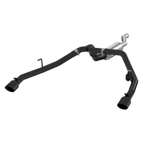 S5538blk Mbrp For Jeep Gladiator 20-24 Exhaust System Black Series Aluminized Steel Street
