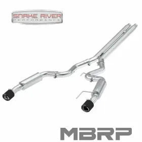 S72533cf Mbrp 3 Inch Armor Pro Dual Cat Back W 4.5 Carbon Tips For 2024 Mustang Gt S650 5.0l