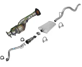192189 Medallion For 2001 Jeep Cherokee 4.0 Frt And Rr Catalytic Converters Muffler Exhaust System