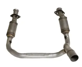 192474 Medallion Engine Y Pipe With Dual Catalytic Converters Fits 2008 Ram Pick Up 1500 4.7