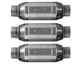 192610 Medallion 3 L R Rr Catalytic Converters Weld Onto Engine Y Pipe Fits 2014 Gmc Sierra 6.0l