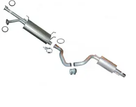 133653 Medallion Auto Parts Exhaust System Muffler And Pipes Gaskets Clamps Fits Toyota Sequoia 4.7l 01-2007