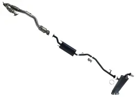 144574 Medallion Auto Parts Rear Converter Middle Resonator And Muffler With Tips For Nissan Murano 2009-2012