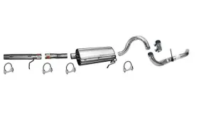 183223 Medallion Auto Parts Fits 1999-2003 Ford F250 Super Duty Muffler Exhaust System 156 Wheel Base
