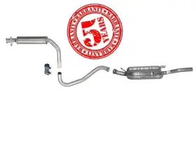 V7007349 Medallion Auto Parts 183236 1994-1998 Saab 900 2.3l Muffler And Resonator To Chassis # V2031595 Or