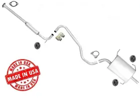 183265 Medallion Auto Parts Exhaust System Muffler For 98-00 Nissan Altima Federal Emissions Only