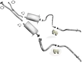 183296 Medallion Auto Parts Muffler Dual Exhaust System For Ford Crown Victoria Mercury Grand Marquis 98-02