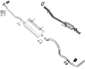 183432 Medallion Auto Parts For 95-97 Ranger 2.3l Only With 125 Inch Wheel Base Converter Muffler Exhaust