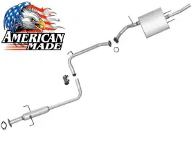 183476 Medallion Auto Parts Resonator And Muffler Made In Usa For Toyota Corolla 1.6l 2wd 1990-1992