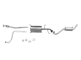 183797 Medallion Auto Parts Exhaust System With Pasenger Side Flex Pipe For Nissan Pathfinder 2001