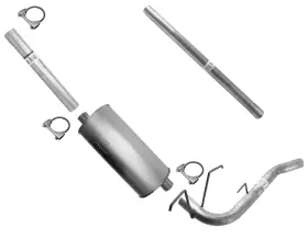 183809 Medallion Auto Parts Fits 1997 Ford Pick Up F-150 F-250 157 Inch Wheel Base Muffler Exhaust System