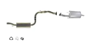 184129 Medallion Auto Parts 2001-04 For Volvo S40 V40 1.9l Exhaust System Front Rear Mufflers Pipes Gaskets
