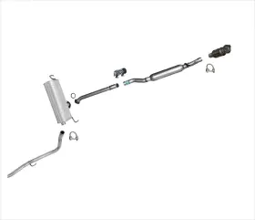 184430 Medallion Auto Parts Fits 04-10 Sienna Front Wheel Drive Catalytic Converter Exhaust System Muffler