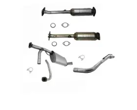 184451 Medallion Auto Parts Rear Catalytic Converters And Muffler Exhaust System For 05-07 Nissan Xterra