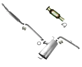 184695 Medallion Auto Parts Rear Converter Resonator Muffler For Toyota Sienna 3.5l 07-10 Front Wheel Drive