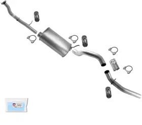 189929 Medallion Auto Parts Exhaust Muffler Pipes Fits 2007-2010 Gm Silverado 2500hd 6.0 With 153 Inch Wheelbase