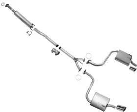208239 Medallion Auto Parts Extension Pipe Resonator Dual Mufflers Exhaust System For Nissan Maxima 2009-17