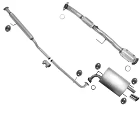 215870 Medallion Auto Parts Catalytic Converter Muffler Exhaust System Kit For Toyota Camry 2.5l 2010 2011
