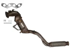 227982 Medallion Auto Parts For Ford Ecosport 2018 2019 2022 Front Manifold Catalytic Converter Flex Pipe