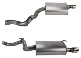 229341 Medallion Auto Parts For Ford Mustang 2015 2016 2017 2018 2020 2023 2.3l Weld On Dual Rear Muffler