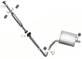 231006 Medallion Auto Parts For Hyundai Sonata 09-10 2.4l Ulev Emissions Resonator Pipe Muffler Exhaust Sys