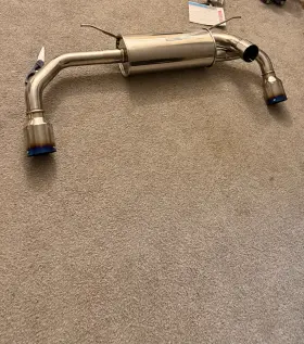 8021821 Megan Racing Blue Tip Axle-back Exhaust System For The 2022-2024 Subaru Brz And Toyota Gr86