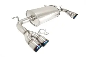 Mr-abe-hg09-vo Megan Racing Axle Back Exhaust For Hyundai Genesis Coupe 10-12 2.0t/v6 Burnt Roll Tips