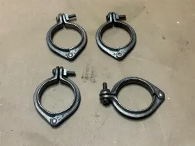 A0004901341 Mercedes 4x Pack 1.5 Inch Pipe Clamp Hanger Cast Iron