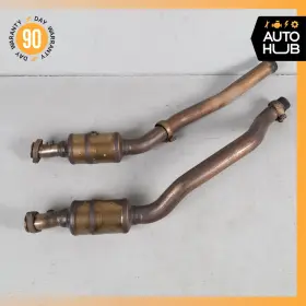 1664903914 Mercedes-benz X166 Gl450 Ml63 Amg Engine Left And Right Side Exhaust Downpipe Set Oem