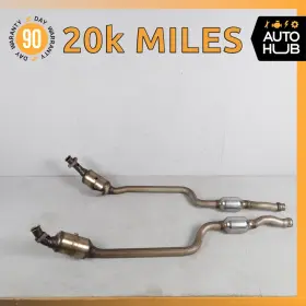2124903920 Mercedes-benz 12-16 W212 E350 M276 Awd Left And Right Side Exhaust Downpipe Set Oem 20k